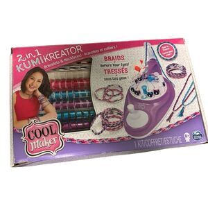 2 In 1 Kumikreator Bracelet & Necklace Maker -No Thread Spools-